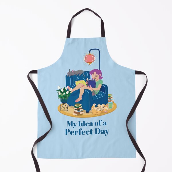 Item preview, My Idea of a Perfect Day Funny Bookworm designed and sold by Sachie's Studio.