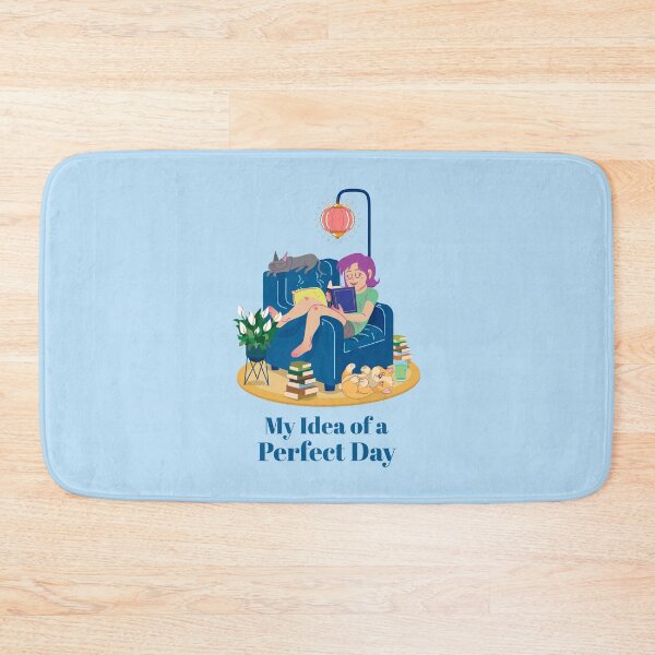 Item preview, My Idea of a Perfect Day Funny Bookworm designed and sold by Sachie's Studio.