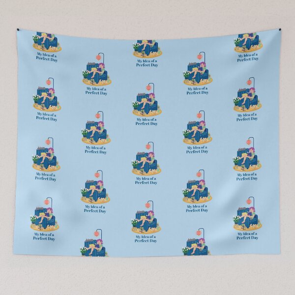 Item preview, My Idea of a Perfect Day Funny Bookworm designed and sold by Sachie's Studio.