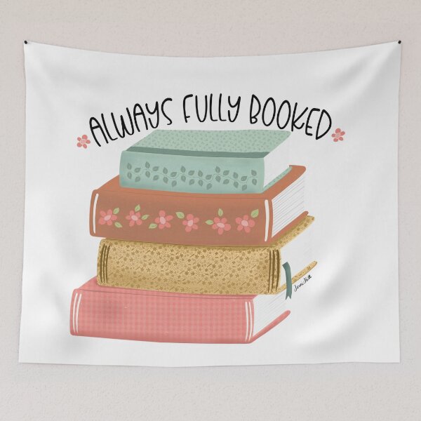 Item preview, Always Fully Booked designed and sold by Willow & Grace Designs.