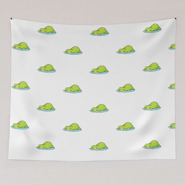 Item preview, Sad frog in a puddle – adorable kawaii illustration designed and sold by HeyHas.