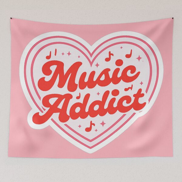 Item preview, Addicted to music designed and sold by YChangShop.