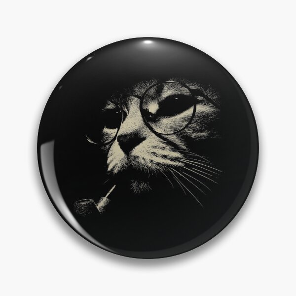 Item preview, Intellectual Feline Eyeglasses Smoking Pipe designed and sold by k3rstman1.