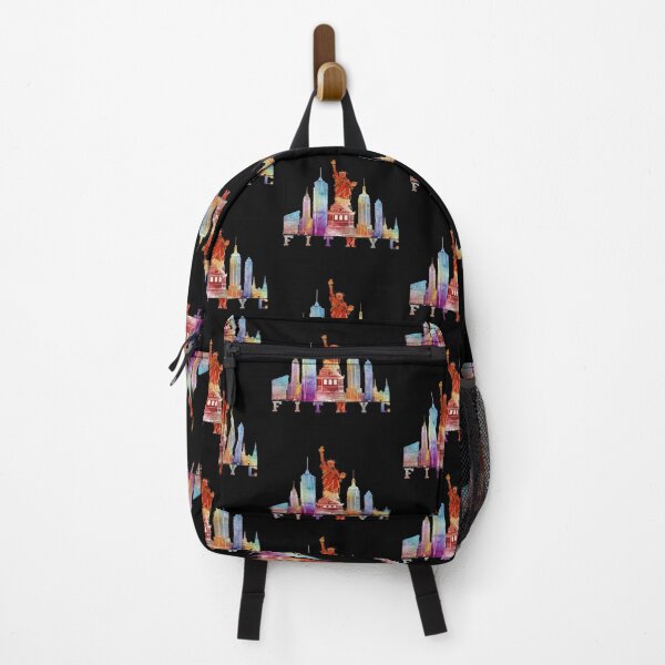 Item preview, Watercolor FIT NYC Skyline designed and sold by ALIOOMEKK75.