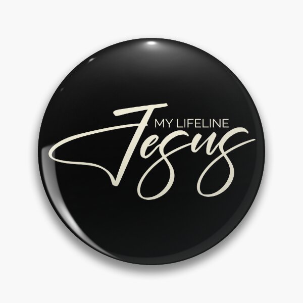Item preview, Jesus is my lifeline Christian Faith Inspirational Quote designed and sold by Verse & Vibes.
