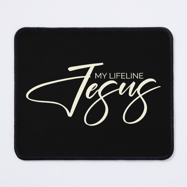 Item preview, Jesus is my lifeline Christian Faith Inspirational Quote designed and sold by Verse & Vibes.
