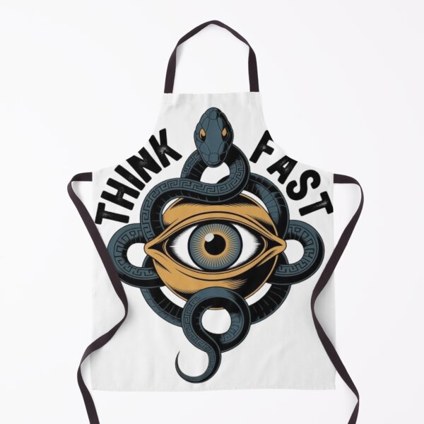 Item preview, Think Fast Mystic Eye Snake Graphic Tee designed and sold by NewUSShop.