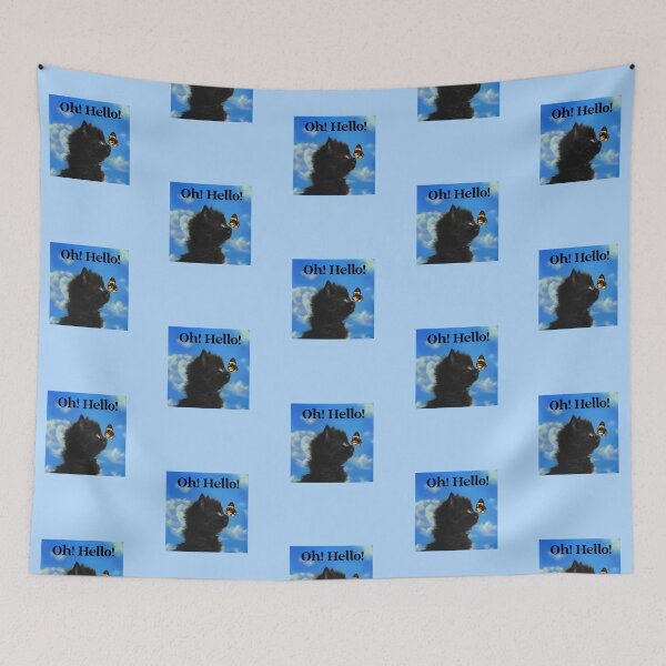 Item preview, Oh! Hello! Funny Cat designed and sold by Sachie's Studio.