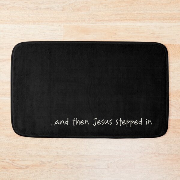 Item preview, And Then Jesus Stepped In – Christian Testimony Faith Quote designed and sold by Verse & Vibes.