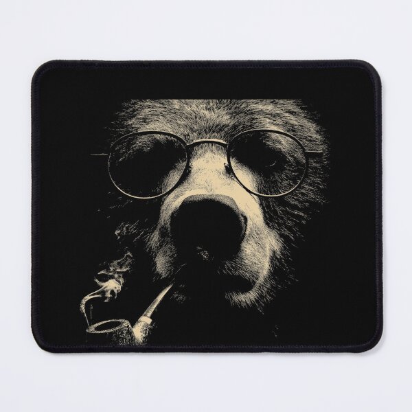 Item preview, Sophisticated Bear Face Eyeglasses Pipe designed and sold by k3rstman1.