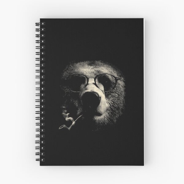 Item preview, Sophisticated Bear Eyeglasses Pipe Smoker designed and sold by k3rstman1.