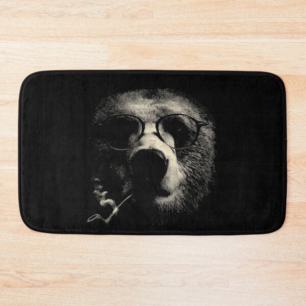 Item preview, Sophisticated Bear Eyeglasses Pipe Smoker designed and sold by k3rstman1.
