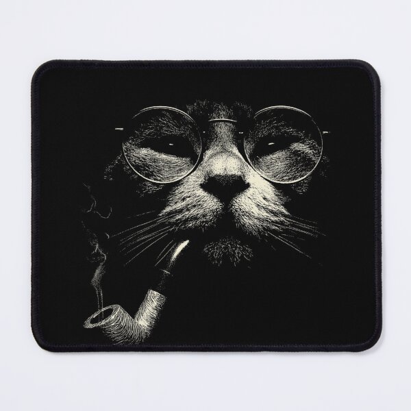 Item preview, Sophisticated Cat Smoking Pipe Eyeglasses designed and sold by k3rstman1.