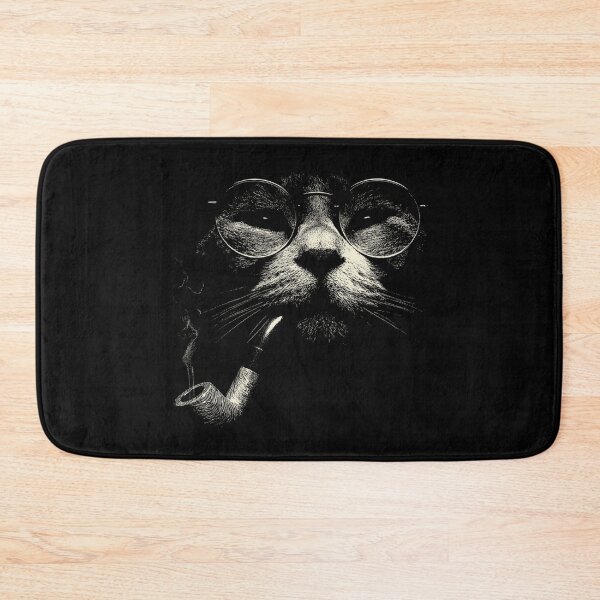 Item preview, Sophisticated Cat Smoking Pipe Eyeglasses designed and sold by k3rstman1.
