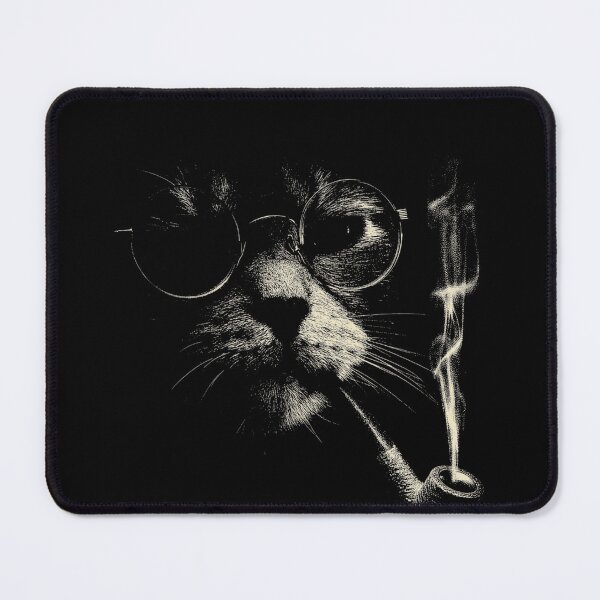 Item preview, Low Key Sophisticated Cat Glasses Pipe designed and sold by k3rstman1.