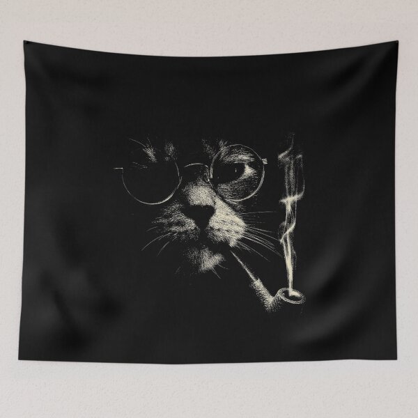 Item preview, Low Key Sophisticated Cat Glasses Pipe designed and sold by k3rstman1.
