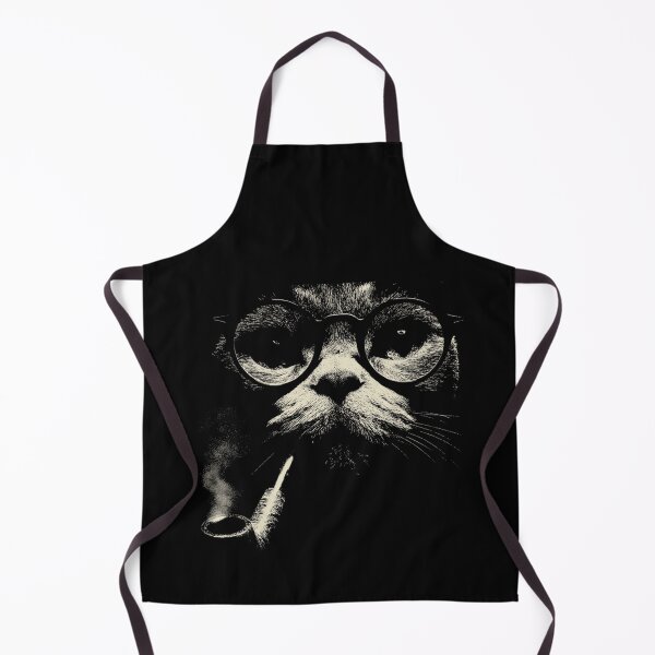 Item preview, Sophisticated Cat With Glasses And Pipe designed and sold by k3rstman1.