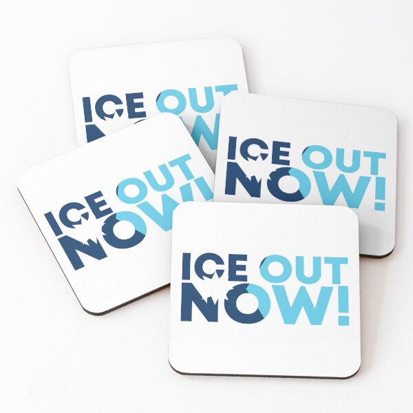 Item preview, ICE Out Now - Minnesota Flag | Anti ICE designed and sold by PixVib.