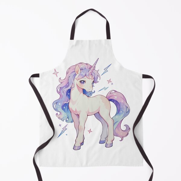 Item preview, Magical Lightning Galaxy Unicorn Kawaii Watercolor Fantasy Art designed and sold by Jagamusubi.