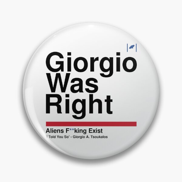 Item preview, Giorgio Was Right - Black Text designed and sold by Dan Zetterström.