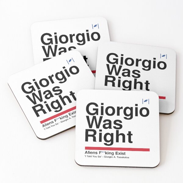 Item preview, Giorgio Was Right - Black Text designed and sold by Dan Zetterström.