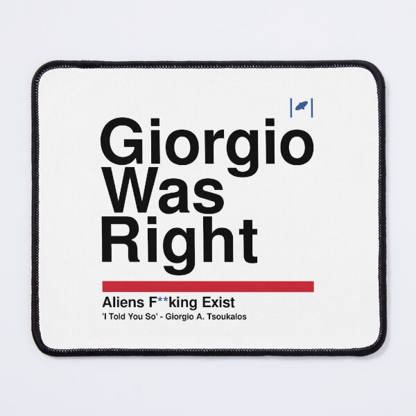 Item preview, Giorgio Was Right - Black Text designed and sold by Dan Zetterström.