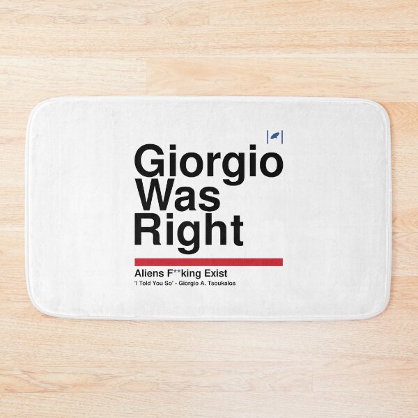 Item preview, Giorgio Was Right - Black Text designed and sold by Dan Zetterström.