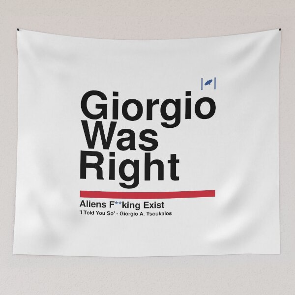 Item preview, Giorgio Was Right - Black Text designed and sold by Dan Zetterström.