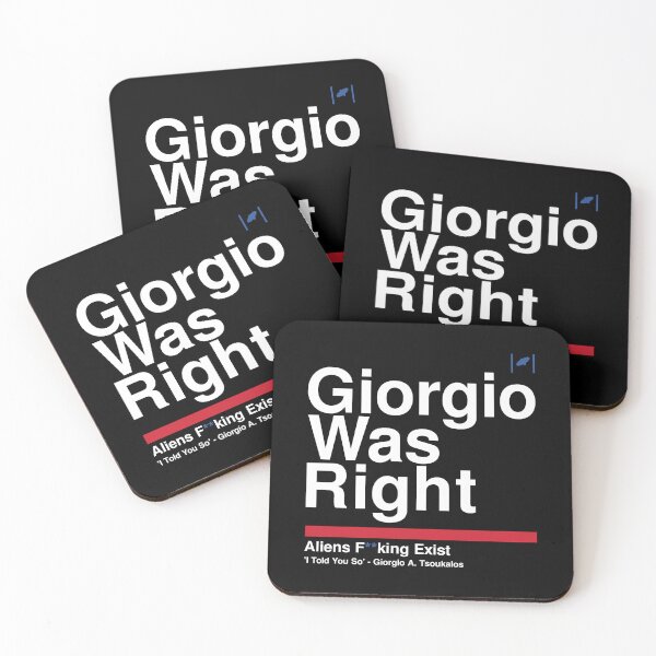 Item preview, Giorgio Was Right - White Text designed and sold by Dan Zetterström.
