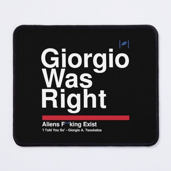 Item preview, Giorgio Was Right - White Text designed and sold by Dan Zetterström.