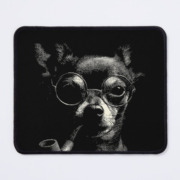 Item preview, Sophisticated Chihuahua Dog Pipe Glasses designed and sold by k3rstman1.