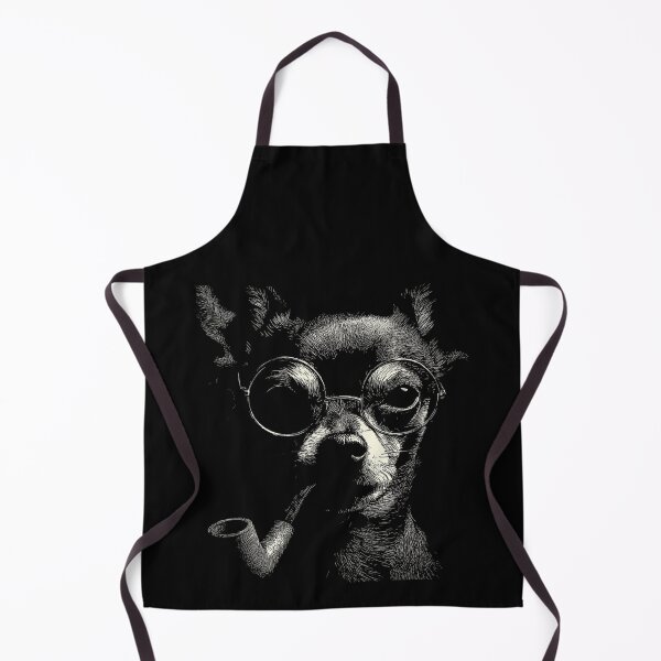 Item preview, Sophisticated Chihuahua Dog Pipe Glasses designed and sold by k3rstman1.