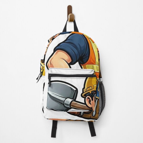 Item preview, Construction Worker Mascot designed and sold by LightPrintsCo.