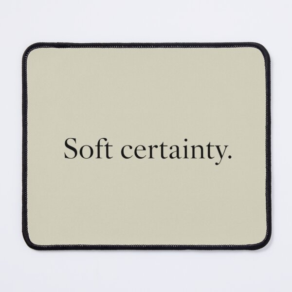 Item preview, Soft Certainty – Minimal Calm Typography Design designed and sold by Irene Catchmind.