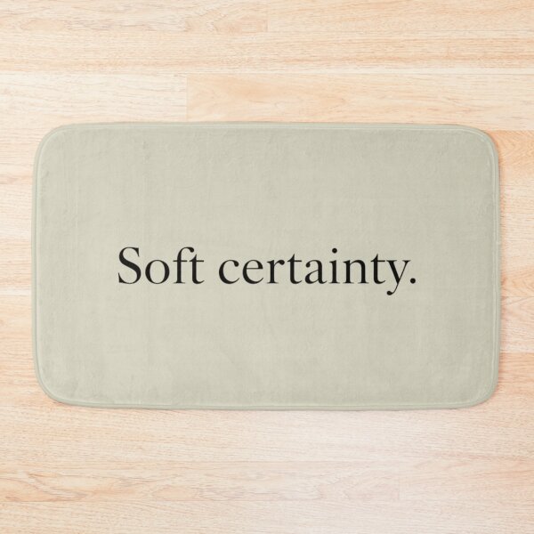 Item preview, Soft Certainty – Minimal Calm Typography Design designed and sold by Irene Catchmind.