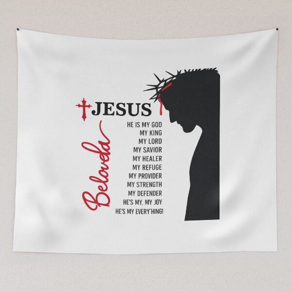 Item preview, Jesus is My God, King, Lord, Savior; Healer; Refuge, Provider, Defender, Joy designed and sold by ArtistsLabs.