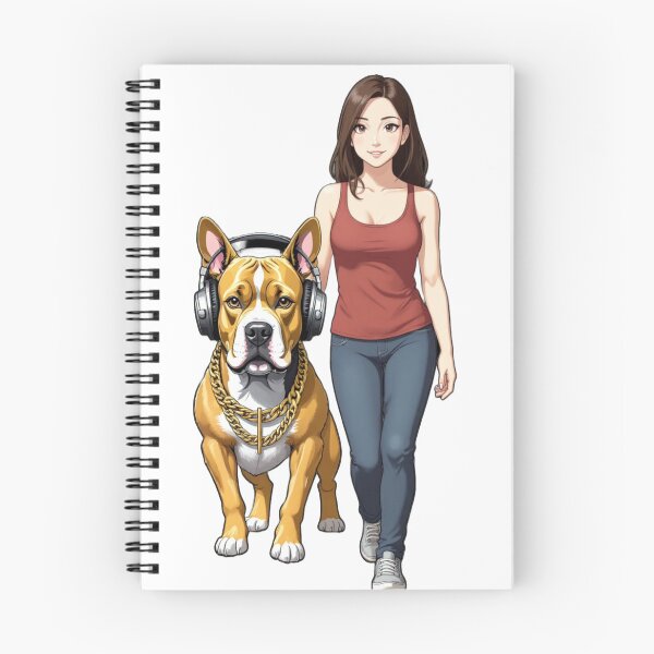 Item preview, Pitbull Love - walking my human II designed and sold by MoonLab Design.