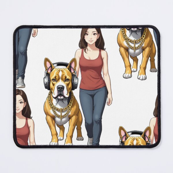 Item preview, Pitbull Love - walking my human II designed and sold by MoonLab Design.