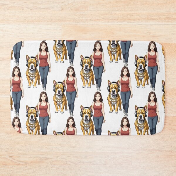 Item preview, Pitbull Love - walking my human II designed and sold by MoonLab Design.