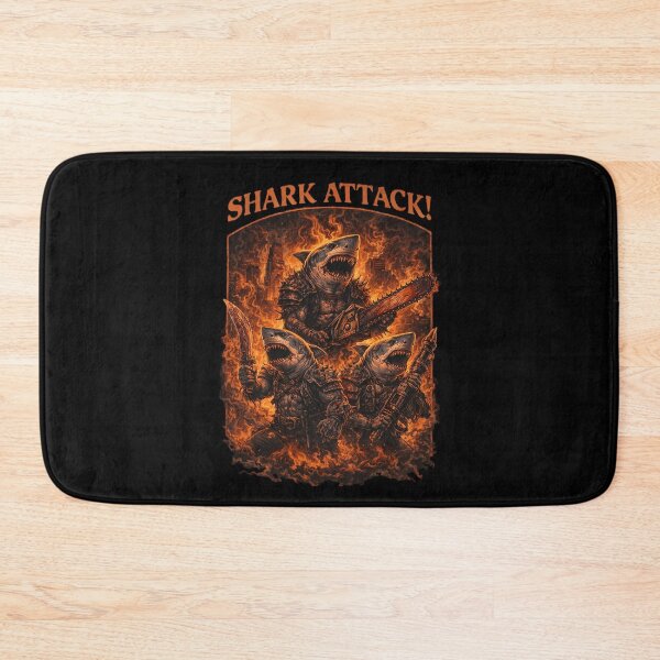 Item preview, Shark Attack – Infernal Ocean Warriors designed and sold by DogLord.