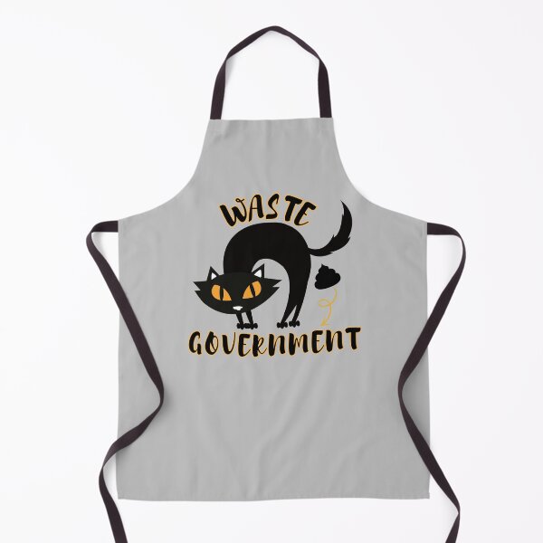 Item preview, Funny Black Cat Waste Government Sarcastic Political Illustration designed and sold by Lio-lio.