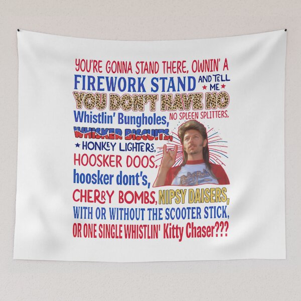 Item preview, Vintage Joe Dirt 4th Of July Fireworks Stand Merica designed and sold by SylviaLane12.