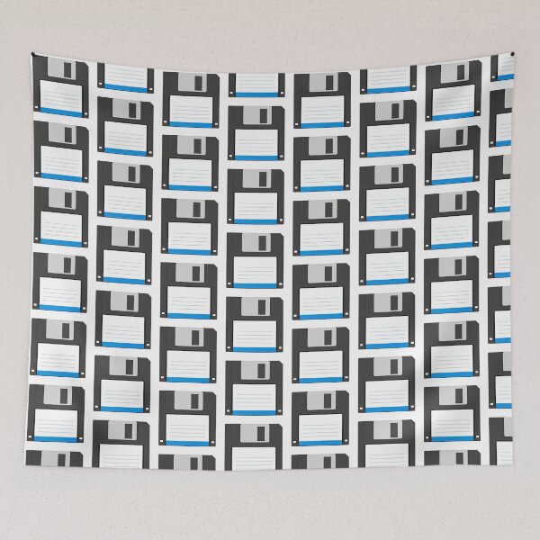 Item preview, Floppy Disk Black/Blue designed and sold by WearWolfStudios.