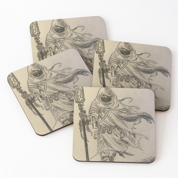 Item preview, Wandering Shadow Mage Ink Sketch designed and sold by AkivaArts.