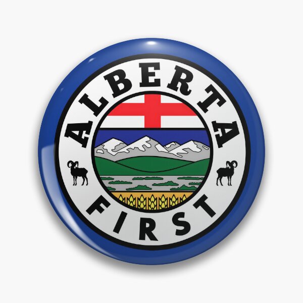 Item preview, ALBERTA FIRST (round) designed and sold by fetch-it-studio.