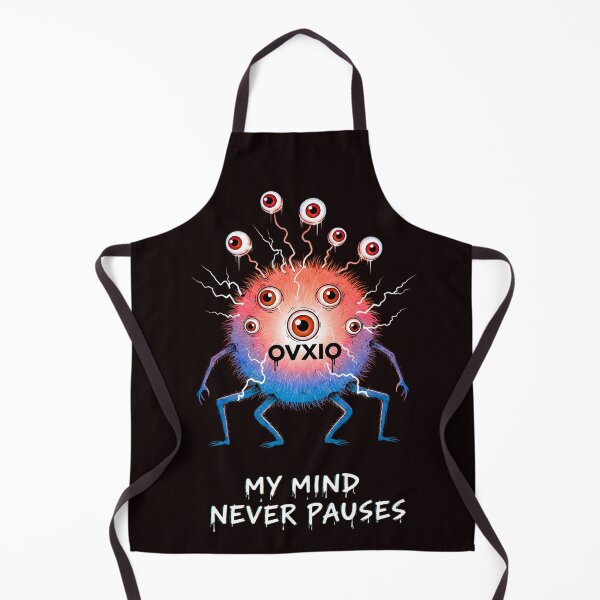 Item preview, My Mind Never Pauses - Funny Overthinking Eye Monster Art designed and sold by OVXIO.