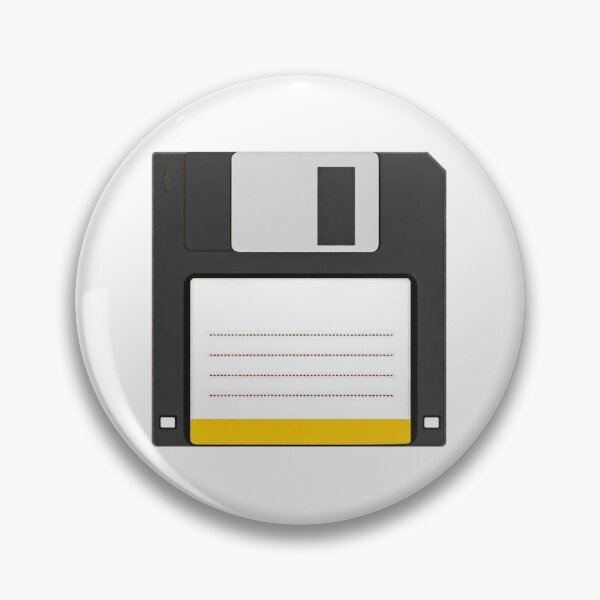 Item preview, Floppy Disk Black/Yellow designed and sold by WearWolfStudios.