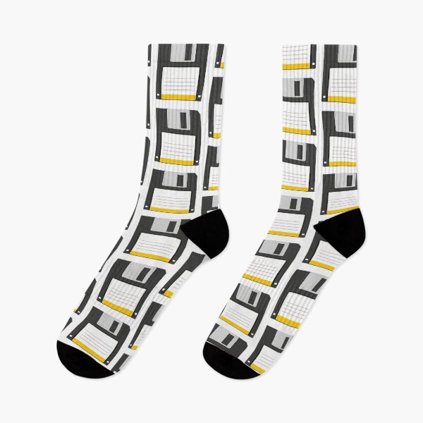Item preview, Floppy Disk Black/Yellow designed and sold by WearWolfStudios.