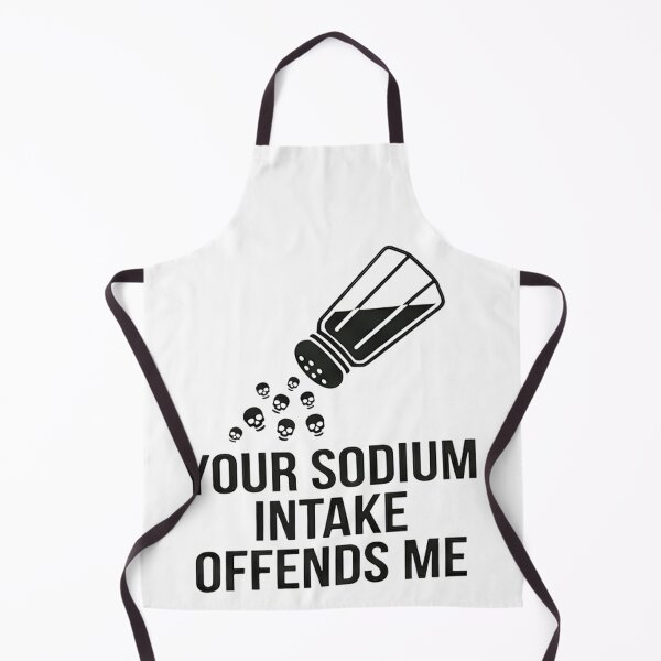 Item preview, Sodium Intake Offends Me - Salt Shaker & Skulls Graphic Medical  designed and sold by EquanimiTee.