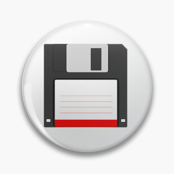 Item preview, Floppy Disk Black/Red designed and sold by WearWolfStudios.